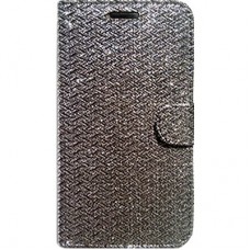 Capa Book Cover para Samsung Galaxy M10 - Gliter Grafite Preta